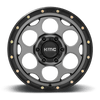 KMC KM54178550900 - Km541 Dirty Harry 17X8.5 Satin Gray With Black Lip