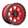 KMC KM54829068900 - Km548 Chase 20X9 Candy Red With Black Lip