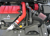 K&N 69-6546TWR - 08-09 Mitsubishi Evo X Wrinkle Red Typhoon Short Ram Intake