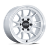 KMC KM729DX17856810N - Km729 Range 17X8.5 Gloss Silver With Machined Face