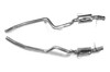 Kooks 11304300 - 3" SS Exhaust w/SS tips. 2005-2009 Mustang GT/GT500. Requires  X or H-Pipe