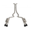 Kooks 11515460 - 3" SS Connection-Back H-Pipe Exhaust w/Black Tips. 2018-2020 Mustang GT 5.0L