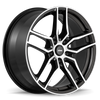 Konig IO76510455 - Intention 16x7.5 5x100 ET45 Gloss Black / Machine Face
