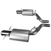 Kooks 23116100 - 2-1/2" SS Axle-Back w/SS Tips. 2009-2014 Cadillac CTS-V Sedan/Wagon