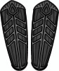 Kuryakyn 5651 - Spear Driver Floorboard Inserts Satin Black