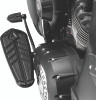 Kuryakyn 5651 - Spear Driver Floorboard Inserts Satin Black