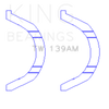 King Engine Bearings TW139AM - King Nissan SR18/SR20 Thrust Washer Set