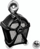 Kuryakyn 7297 - Mach 2 Horn Cover Black With Chrome Mesh