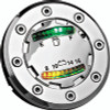 Kuryakyn 7282 - Informer LED Fuel & Battery Gauge Chrome