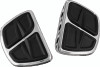 Kuryakyn 7611 - Kinetic Mini Boards Without Adapter Chrome