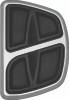 Kuryakyn 7611 - Kinetic Mini Boards Without Adapter Chrome