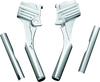 Kuryakyn 8146 - Deluxe Neck Cover Kit 95-05 Touring Models Chrome