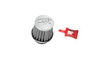 K&N RC-0790 - Universal Chrome Filter 1 3/8 inch FLG / 2 1/2 inch Base / 2 inch Top / 2 1/4 inch Height