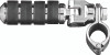 Kuryakyn 8032 - Magnum Quick Clamp 1-1/4inch With Small ISO Peg (Pair)