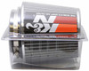 K&N RG-1001WT - Universal Filter Chrome Round Tapered White - 4in Flange ID x 1.125in Flange Length x 5.5in H