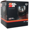 K&N RP-5168 - Filter Universal Air Filter Carbon Fiber Top With 6in Flange x 7.5in Base x 6in H