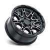 Level 8 2015LST-46135B87 - Slingshot 20X11.5 Gloss Black W/ Machined Face