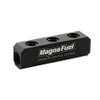 Magnafuel MP-7610-03-BLK - 3-Port Fuel Log for Holley 12-803 Regulators