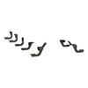 Luverne 583100-570124 - O-Mega II 6" x 36", 100" Silver Aluminum Side Steps, Select Ford E-Series Vans