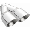 Magnaflow 35226 - Double Wall 3in Dual Round Polished Tip 2.25in Inlet