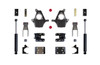 Maxtrac KS331324 - 07-16 GM C/K1500 2WD/4WD (Non Magneride) 2in/4in Lowering Spindle Kit
