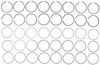 Mahle 40843CP - Rings Ford 429/460 7.5L Engs 68-78 Ford Trk 429/460 7.5L Engs Moly Ring Set