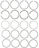 Mahle 41240CP - Rings AMC 151 2.5L Eng 79-80 Buick 151 2.5L Eng 1980 Chevy 151 2.5L Moly Ring Set