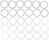 Mahle 41847CP - Rings GM 3800 Vin K 1995-2000 Moly Ring Set