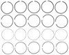 Mahle 41932.010 - Rings Dodge Trk & M-Benz Trk 2.7L 5 Cyl Turbo Diesel Sprinter 2003-2005 Chrome Ring Set