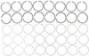 Mahle 42089CP.020 - Rings Dodge / Chrysler 6.1L Hemi 8 Cyl 2005-2009 M8671KM Moly Ring Set