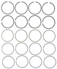 Mahle 41926CP - Rings VW 2.0L ABA & AEG Engs 1993-2003 Cabrio Golf Jetta New Beetle Moly Ring Set