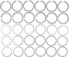 Mahle 50514CP.020 - Rings Buick 250 Eng 70-76 Checker 230/250 Engs 69-79 Chevy 230/250 Engs Plain Ring Set