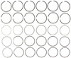 Mahle 50668CP.030 - Rings AMC 199/232/258 Engs 64-87 Buick 225 Eng 64-67 Gray Int Trk Jeep Plain Ring Set