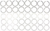 Mahle 50843CP.020 - Rings Ford 429/460 7.5L Engs 68-78 Ford Trk 429/460 7.5L Eng 70-92 Plain Ring Set