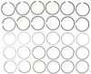 Mahle 50664CP.020 - Rings Ford 240 Eng 65-72 Ford Ind Ford Trk 240/300 Engs 65-95 Plain Ring Set