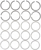 Mahle 51359 - Rings Toyota 2367cc 22R22REC Engs 81-84 Plain Ring Set