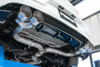 MBRP S4603304 - 2015-2019 Volkswagen Golf Armor Pro Series 3 Inch Cat Back Quad Split Rear T304 Stainless Steel Exit Exhaust