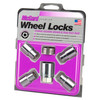 McGard 21153 - Wheel Lock Nut Set - 4pk. (Reg. Shank Seat) M12X1.25 / 13/16 Hex / 1.38in. Length - Chrome