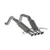 MBRP S7030304 - 3 Inch Dual Muffler Axle Back With Quad 4 Inch Dual Wall Tips For 14-19 Corvette T304 Stainless Steel