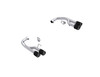 MBRP S72813CF - 24-Up Ford Mustang GT 5.0L Armor Pro T304 Stainless Steel 2.5 Inch Axle-Back Dual Split Rear with Quad Carbon Fiber Tips Race Profile