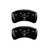 MGP 10010RMB2BK - Rear set 2 Caliper Covers Engraved Rear 2015/Bar & Pony Black finish silver ch