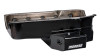 Moroso 21816 - 80-85 Chevy SBC/Dart (w/2 Pc Seal/Low Clearance) Wet Sump 7qt 7in Steel Oil Pan - Black