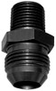 Moroso 22708 - 1/2in NPT to -12An Fitting - Aluminum - Single