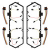 Mishimoto MMGH-F2D-94 - 1994-1997 Ford 7.3L Powerstroke Glow Plug Harness & Gasket