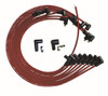 Moroso 52029 - SBC Under Header 90 Plug Non-HEI Ultra Spark Plug Wire Set - Red