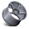Motegi MR159AD17851235 - Mr159 Battle V 17X8.5 Gunzilla W/ Machined Lip Stripe