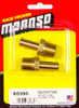 Moroso 65380 - Fuel Hose Fitting - 3/8in NPT to 3/8in Hose - Brass - Single