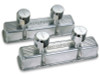 Moroso 68380 - Chevrolet Small Block Valve Cover - 2 Covers w/2 Breathers - Polished Aluminum - Pair