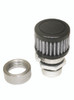Moroso 68851 - Weld-On Valve Cover Breather Kit - Steel Valve Covers - Black Finish