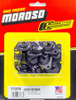 Moroso 71379 - Quick Fastener - Self Ejecting - 7/16in x .550in - Aluminum - Black - 10 Pack